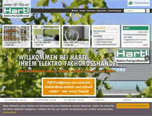 Tablet Screenshot of hartl-online.de